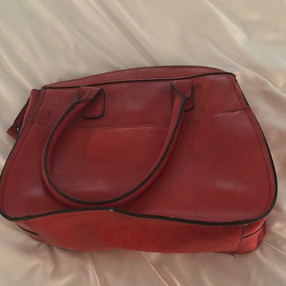 London Fog Deep Orange Handbag - Picture 4 of 7